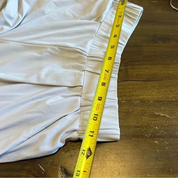 ADAY Cooler Days Culottes Cloud XS Cool Gray Wide Leg Cropped Slit Resort - Picture 13 of 16